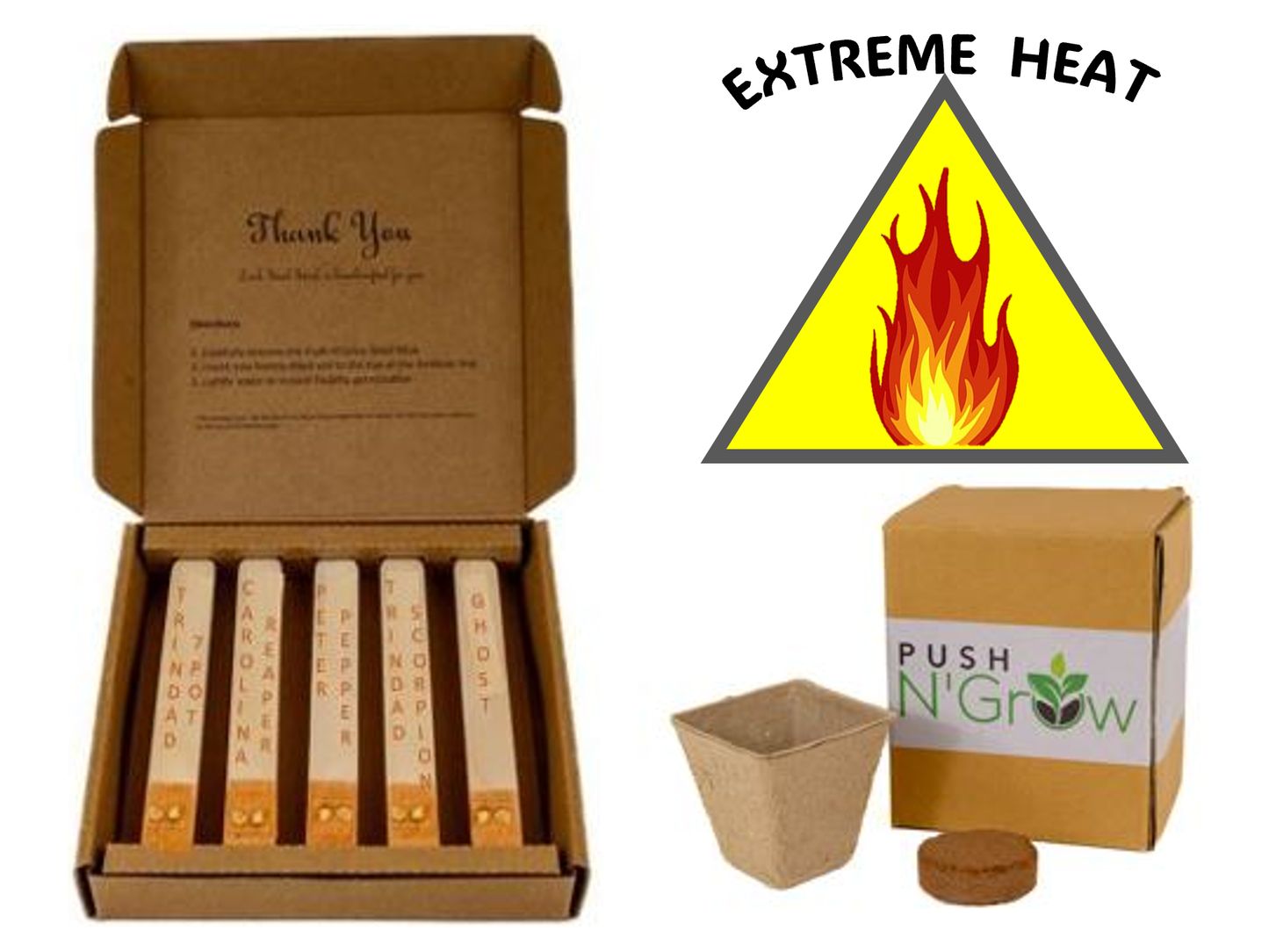 EXTREME HEAT "Combo" Pepper Pack- Specialty 5 Pack